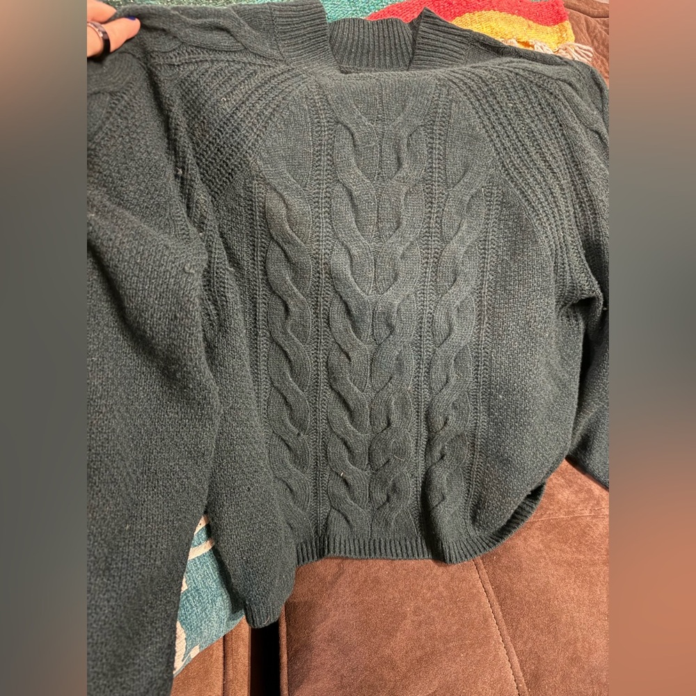 Banana Republic Dark Green Knit Sweater
